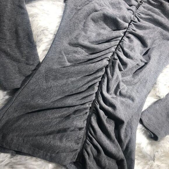 Neesha | gray fitted athleisure jacket size small - Picture 4 of 7